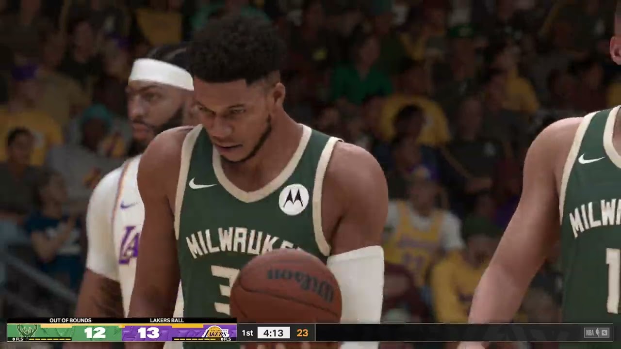 NBA 2K24 Gameplay Milwaukee Bucks vs Los Angeles Lakers - (Xbox Series X) 4K60FPS