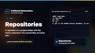 Repositories Explained | FullStack Masterclass Git & GitHub Course