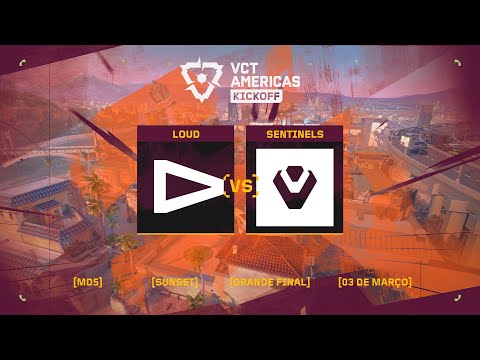 LOUD x Sentinels (Mapa 1: Sunset) | VCT Americas Kickoff