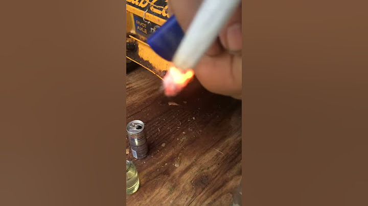 Will a cigarette light gas