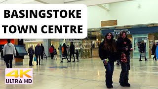 Walking Tour - Basingstoke Town Centre | Festival Place | Keep Walking 4K