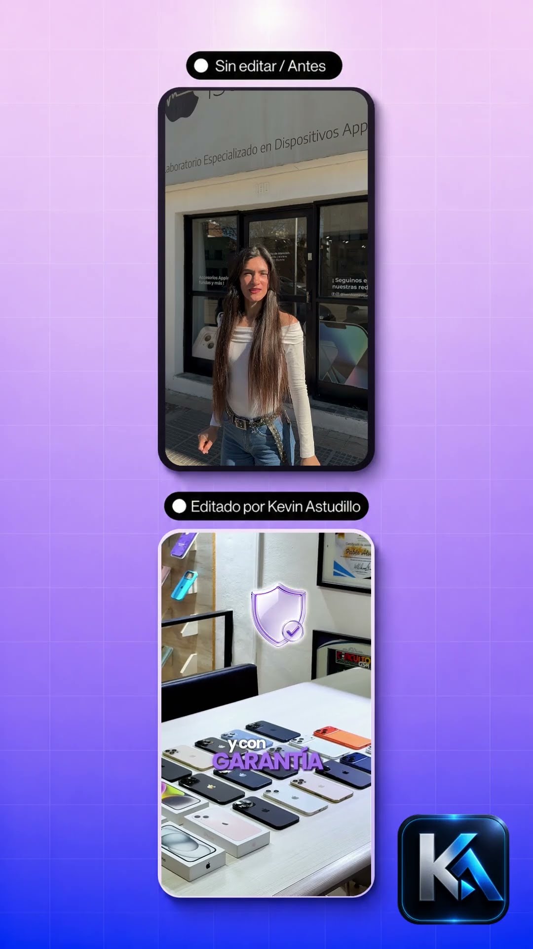 Fotograma de Apple Retail Ad — Before / After