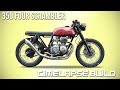 Cafe racer timelapse build  honda cb 350 four scrambler