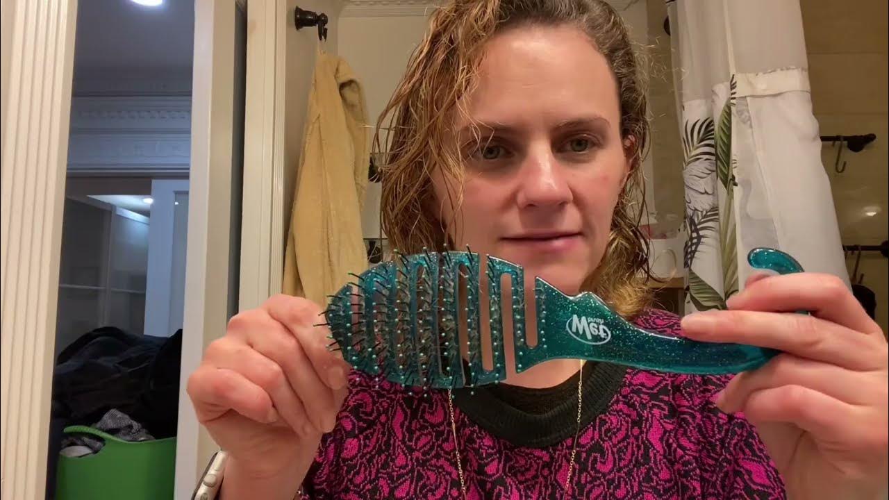 Wet Brush Shower Hair Brush Detangler Product Review YouTube