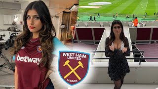 Why is Mia Khalifa a West Ham fan?