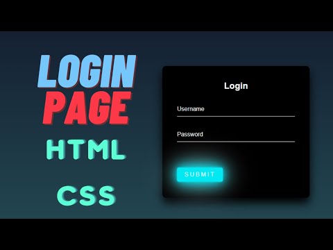 Animated Login Form using HTML & CSS only  | No JavaScript or jQuery