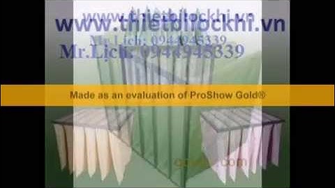 Túi lọc khí F8, túi lọc khí cho AHU, túi lọc khí F5