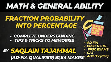 Conquer Probability Questions: Fraction to Percentage Conversion for Competitive Exams | FIA, FPSC
