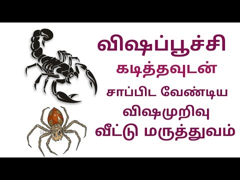 விஷ பூச்சி கடித்தால் சித்த மருத்துவம் | visa poochi kadithaal siddha maruthuvam