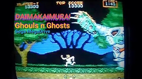 Sega Mega Drive - Daimakaimura ( Ghouls n Ghosts ) - NTSCJ - Capcom / Sega