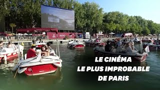 Le ciné flottant fait le plein pour le lancement de Paris Plages