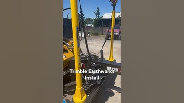 Trimble Earthworks Install on a CAT 299D3 Skidsteer!