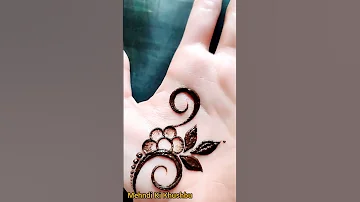 Very simple mehndi design ❤️ | Mehandi ki design | #shinewithshorts #shorts