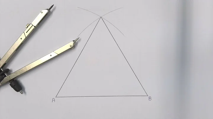 How to construct an equilateral triangle