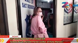 (Video)Lily Binti Lapor SM di Polresta Manado Insiden di MUSDA Golkar Manado