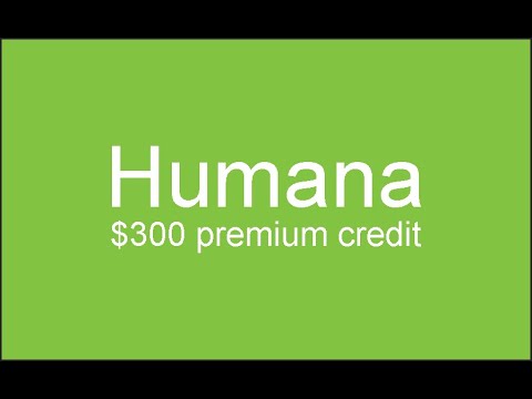 Humana $300 per employee premium credit