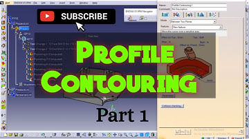 Basics of PROFILE CONTOURING/CNCCAM Techworld/CATIA V5/CADCAM Tutorial/3d Experience/Tutorial videos