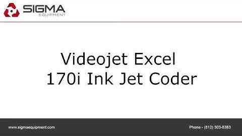 Videojet Excel 170i Ink Jet Coder