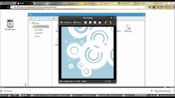 Websocket Web based file manager