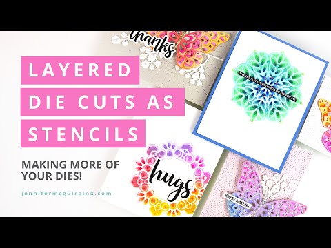 Faux Layered Die Cuts - Jennifer McGuire Ink