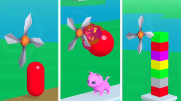 Dont Slice The Cats 🔪⚔️🪓 Very Satisfying And Relaxing ASMR Slicing Game Perfect!