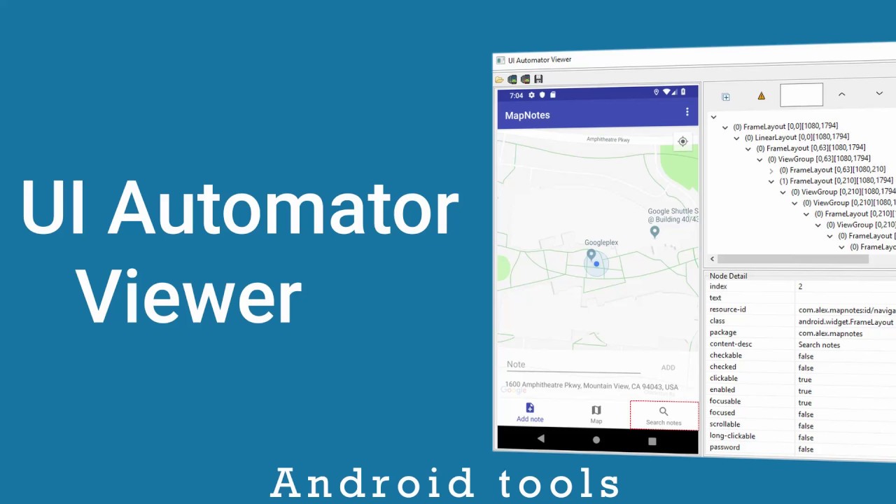 UI Automator Viewer is a simple but powerful tool for getting information a...