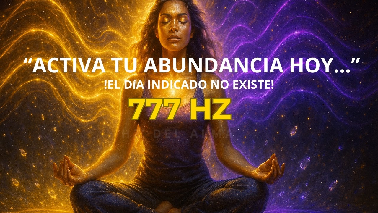 777 Hz |ACTIVA TU PODER DE LA ABUNDANCIA HOY.. EL DíA INDICADO NO ...