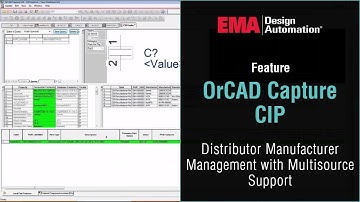 OrCAD CIP Distributor Manufacturer Management with Multisource Support