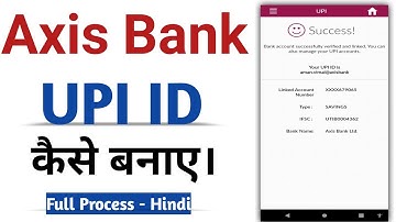 how to create upi id in axis bank mobile app in hindi | axis mobile aap me upi id kaise banaye |