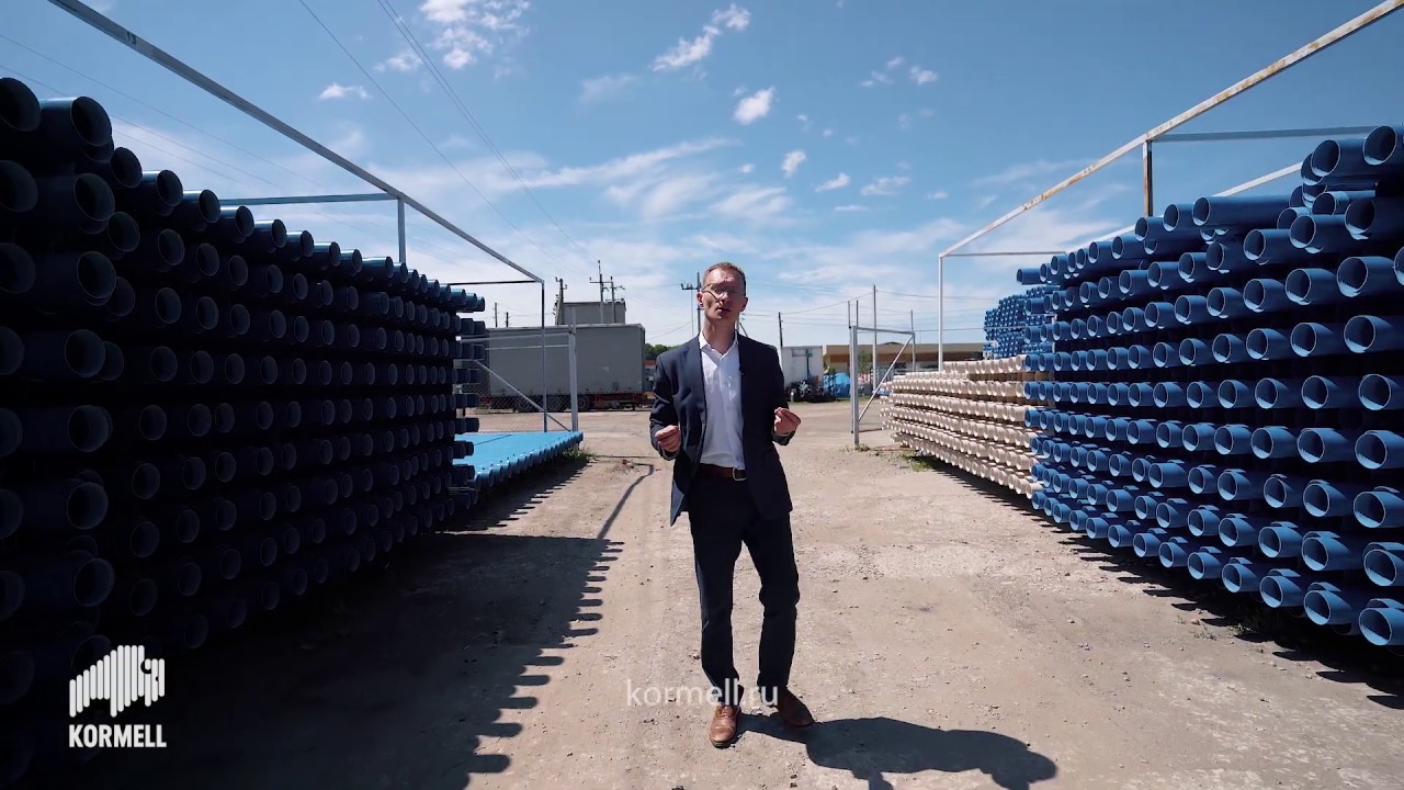 Испытание на прочность труб \"Кормелл\" / Обсадные трубы нПВХ - YouTube