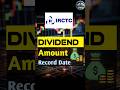 IRCTC Dividend 2026 #shortsfeed #dividend