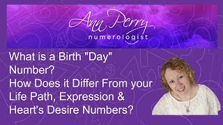 Have you taken my free karmic debt course yet? sign up here!
https://courses.annperrynumerologist.com/courses/do-you-have-a-karmic-debt
what is the birth day...