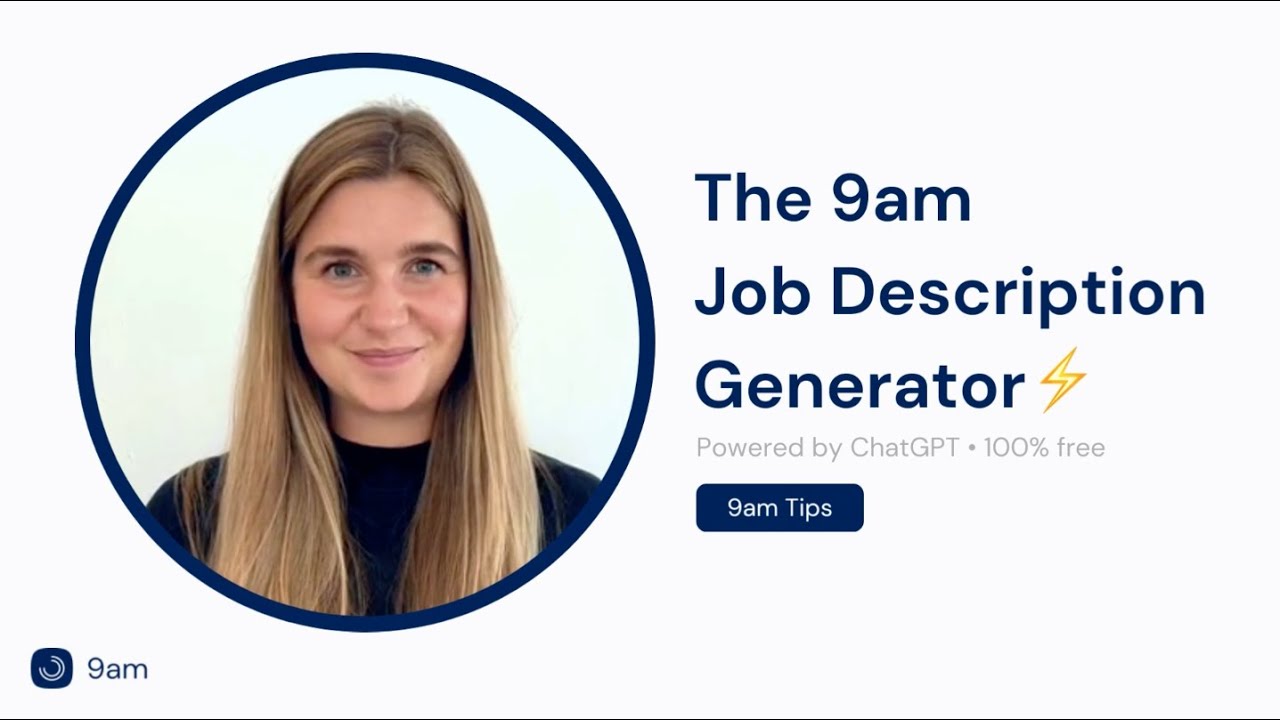 AI-Powered Job Description Generator | 9am.works
