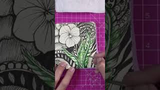 Painting Flower Leaves With Ohuhu Watercolor Pens