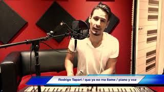 QUE YA NO ME LLAME / SOLO PIANO