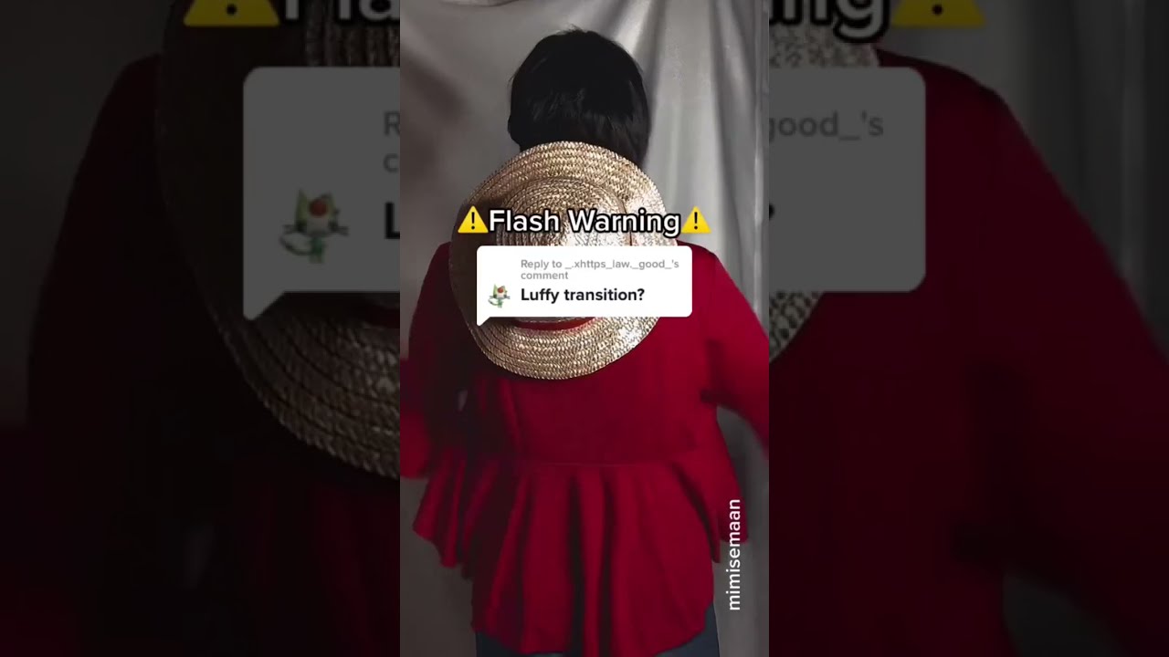 Luffy Transition🏴‍☠️ #animetransition #transition #onepiece #luffyonepiece #luffycosplay #anime