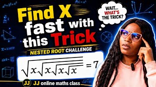 The fastest way to solve this nested square root equation.