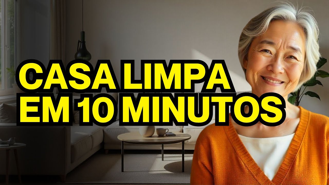5 HÁBITOS DIÁRIOS para LIMPAR SUA CASA em 10 MINUTOS