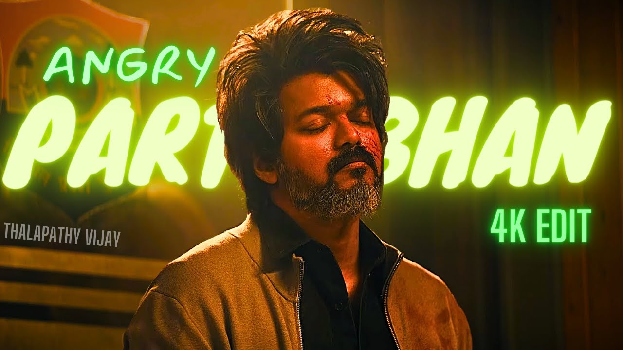 Leo movie | Angry Parthibhan 😈  | 4K 60 fps | status video