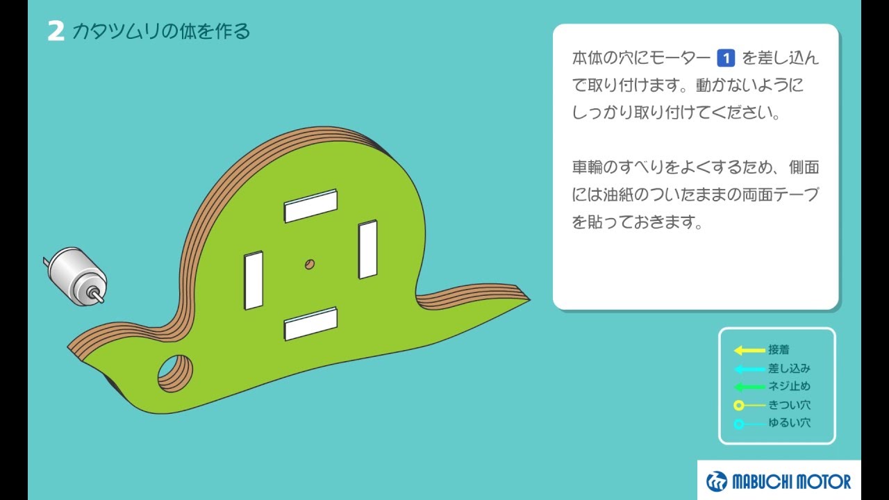 No.16 くるくるカタツムリ | Let's Motorize!
