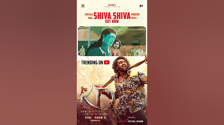 #KDTheDevil First Single #ShivaShiva is TRENDING on YouTube! | #DhruvaSarja #Prem #KVNProductions