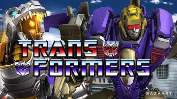 Transformers devastation: Grimlock vs blitzwing