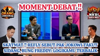 Download Lagu AUTO DIAM‼️ Tuduhan Refly ke Jokowi Dipatahkan Bung Freddy Tanpa Ampun MP3