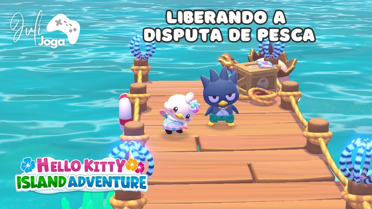 Diversão na Disputa de Pesca | Hello Kitty Island Adventure PT-BR