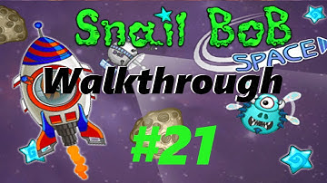 Snail Bob 4: Space : Space - Walkthrough Level 21