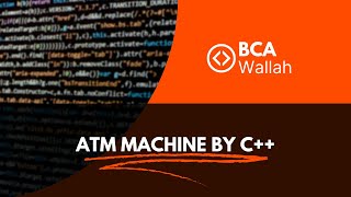 ATM Management System by C++ | How to create simple Atm machine in c++ program