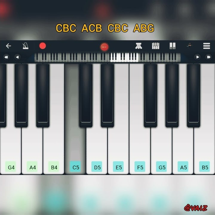 po nee po  song  - piano notes