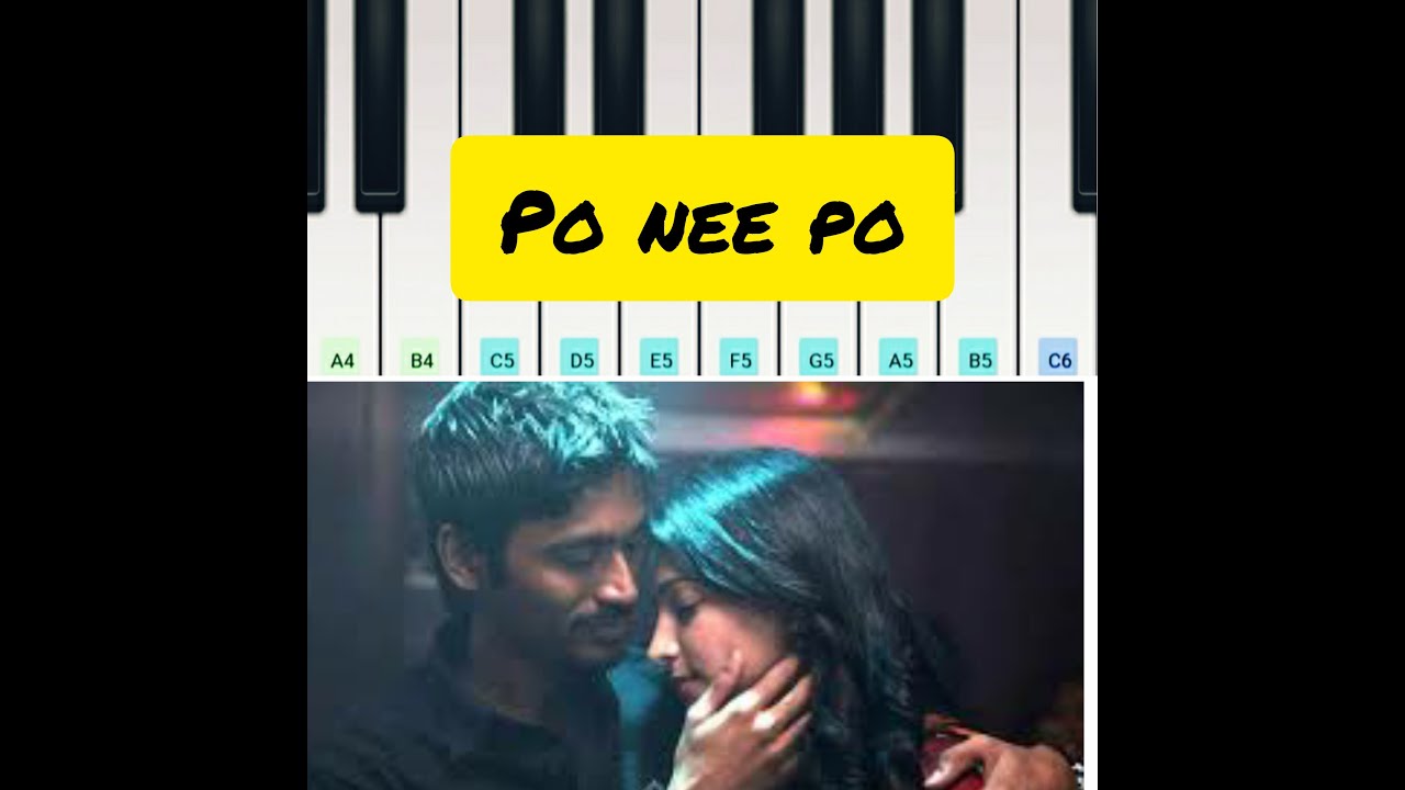po nee po  song  - piano notes