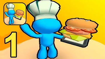 Mini Food Service - Gameplay Walkthrough Part 1 Intro,Tutorial ( Android,iOS )