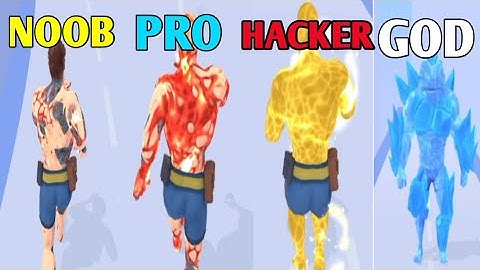 NOOB vs PRO vs HACKER vs GOD In DNA Evolution 3D game | Oggy, Jack, Shinchan, Bob | ASDG GAMING